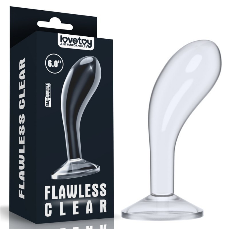 Flawless Clear Dildo 6 Inch