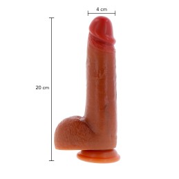 Get Real Silicone Foreskin Dong - 20 cm